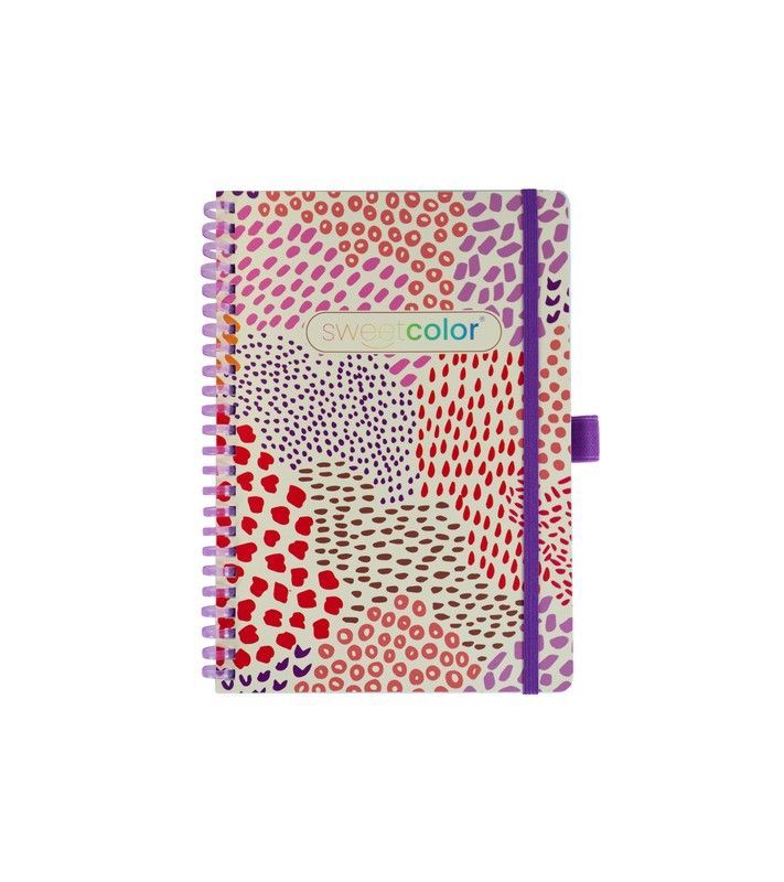 Libreta Espiral A5 80H Lisas 90gr Puntitos