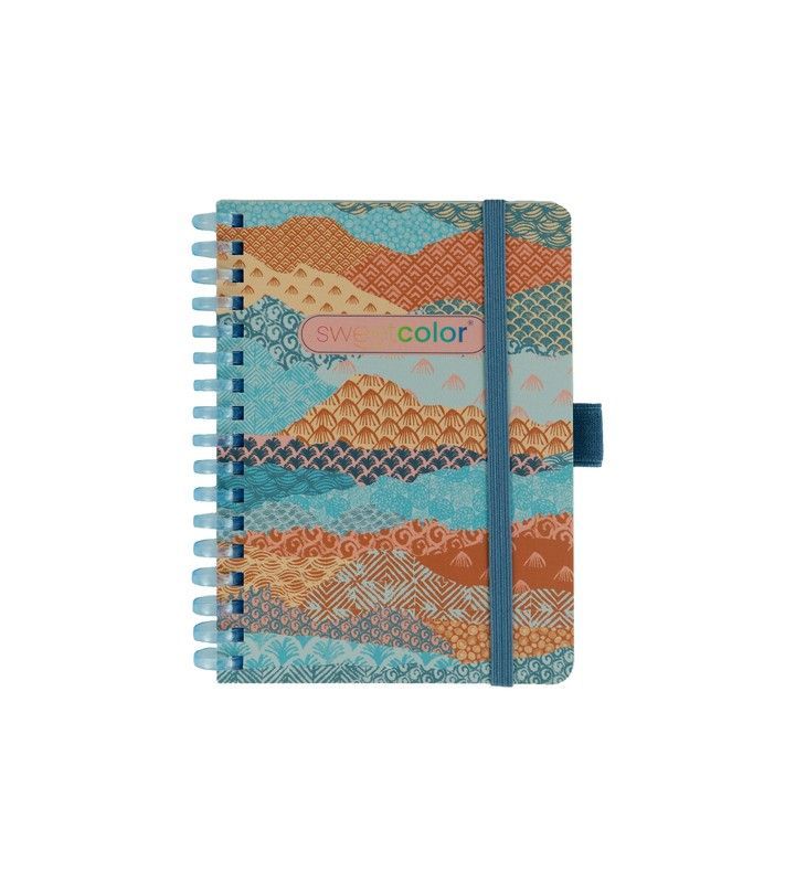 Libreta Espiral A6 80H de Puntos 90gr Montañas