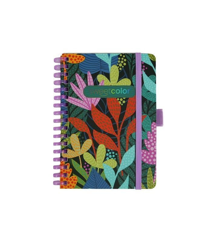 Libreta Espiral A6 80H de Puntos 90gr Tropical