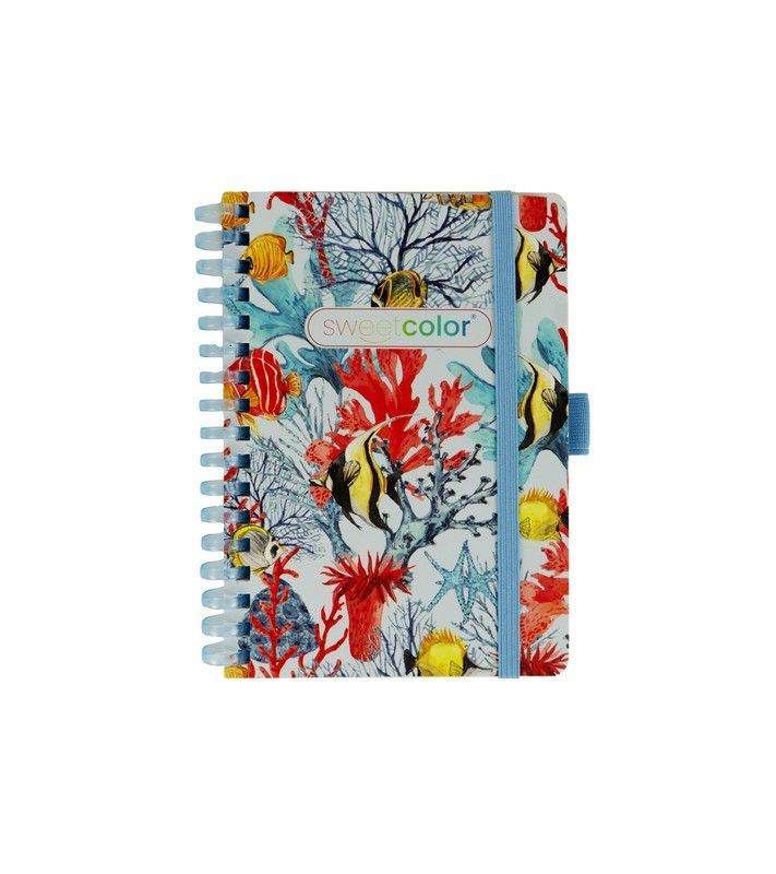 Libreta Espiral A6 80H Lisas 90gr Marina