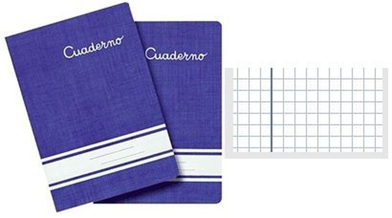 Libreta grapa 32 hojas 4º cuadricula 6*6