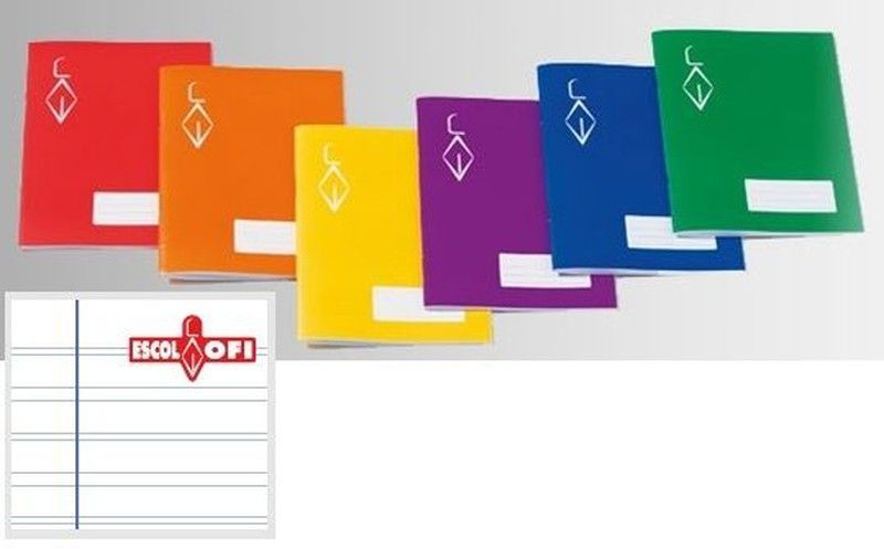 Libreta grapa 32 hojas 4º Pauta montessori 3,5 Margen