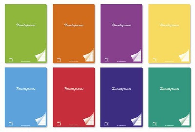 Libreta grapada noventagramos"