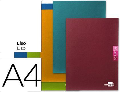 Libreta Liderpapel Scriptus A4 48 Hojas 90G/M2 Liso Sin Margen