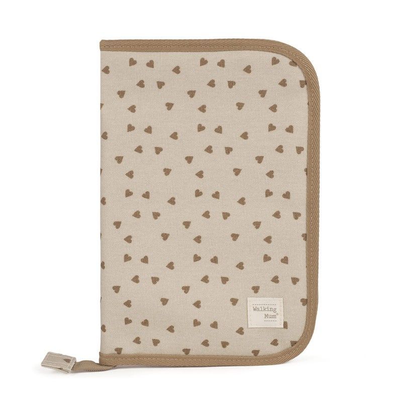 Libro de nacimiento Walking Mum Corazones Poppy Canela