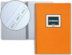 Libro Miquelrius N. 96 Cuarto 50 Hojas -Vencimientos