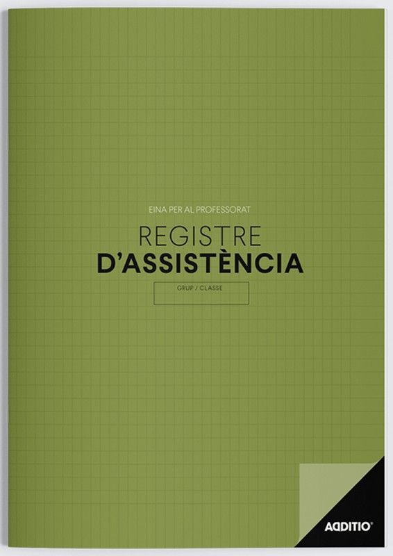 Libro Registro Asistencia ADDITIO (CATALÁN)
