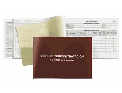 Libro Subcontratacion Euskera Miquelrius Folio Natural Juego de 10 Hojas Autocopiativas