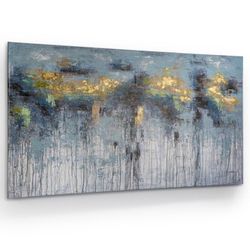 Lienzo Abstracto Aquas, 150x4x90cm
