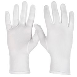 LIGHT PARADE, guante de algodón blanco T. única