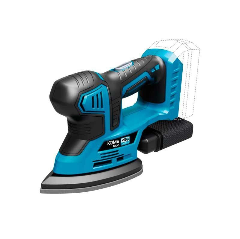 Lijadora 20v (sin bateria y cargador) koma tools pro series battery edm