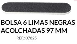 Lima Acolchada Negra Bolsa 6Un 07825