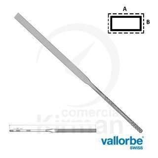 Lima Vallorbe Acero 046014/0 Precisión Habilis Plana Picado 0 - Basto