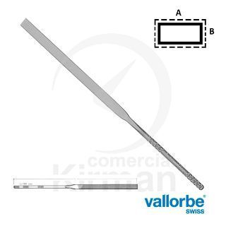 Lima Vallorbe Acero 046014/1 Precisión Habilis Plana Picado 1 - Medio