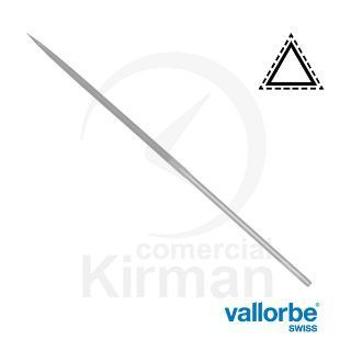 Lima Vallorbe Acero 046024/1 Precisión Habilis Triangular Aguja Picado 1 - Medio