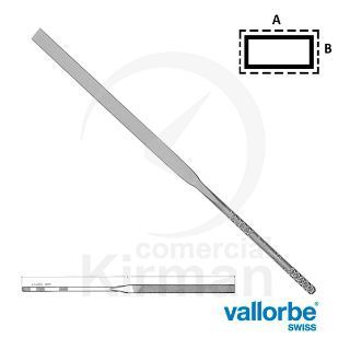 Lima Vallorbe Acero  046038/2 Precisión Habilis Plana Picado 2 - Normal