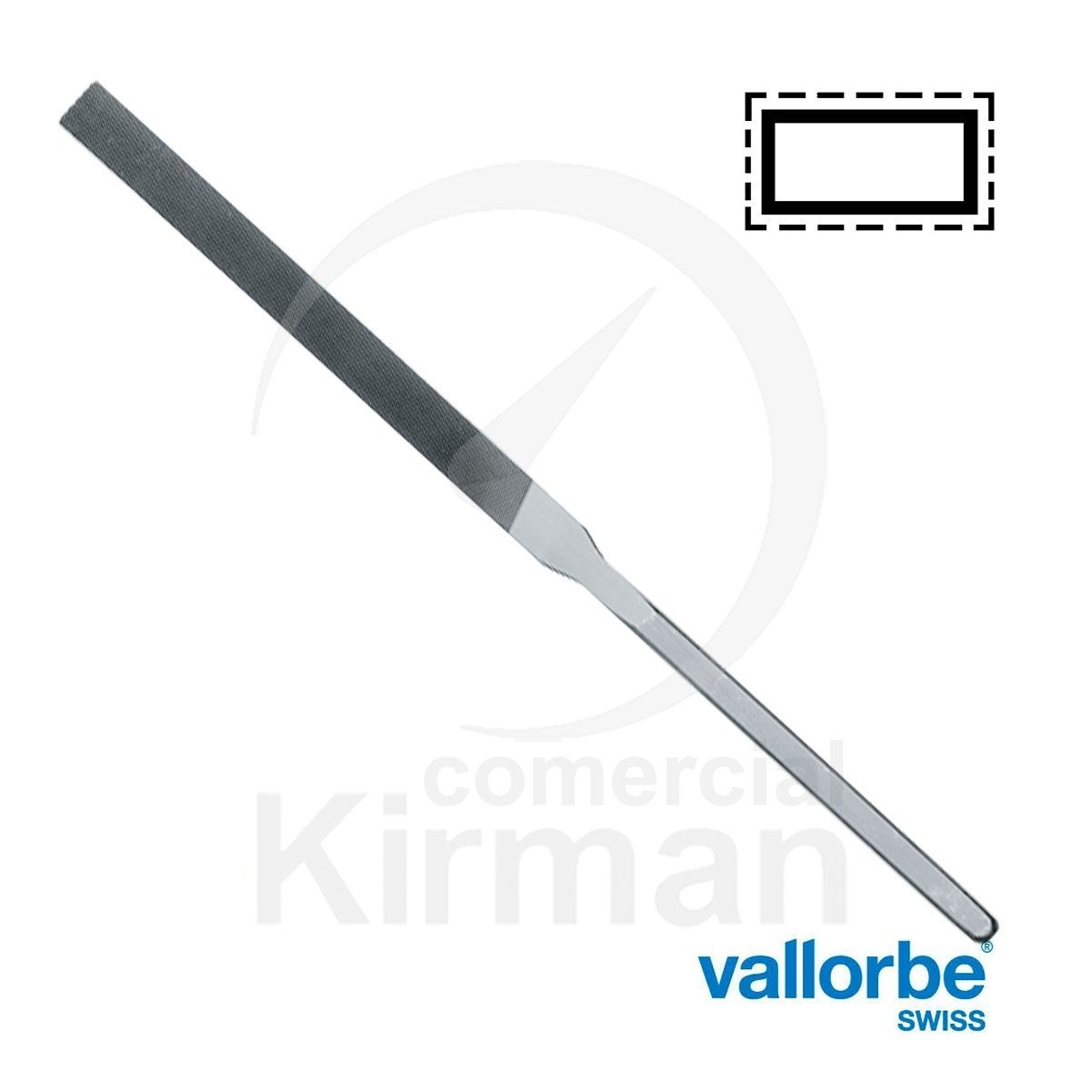 Lima Vallorbe Acero 46052 Precisión Habilis Plana Picado 1 - Medio Basto