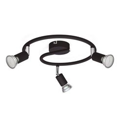 Limbali Plate/Spiral Black 3X50W 230V