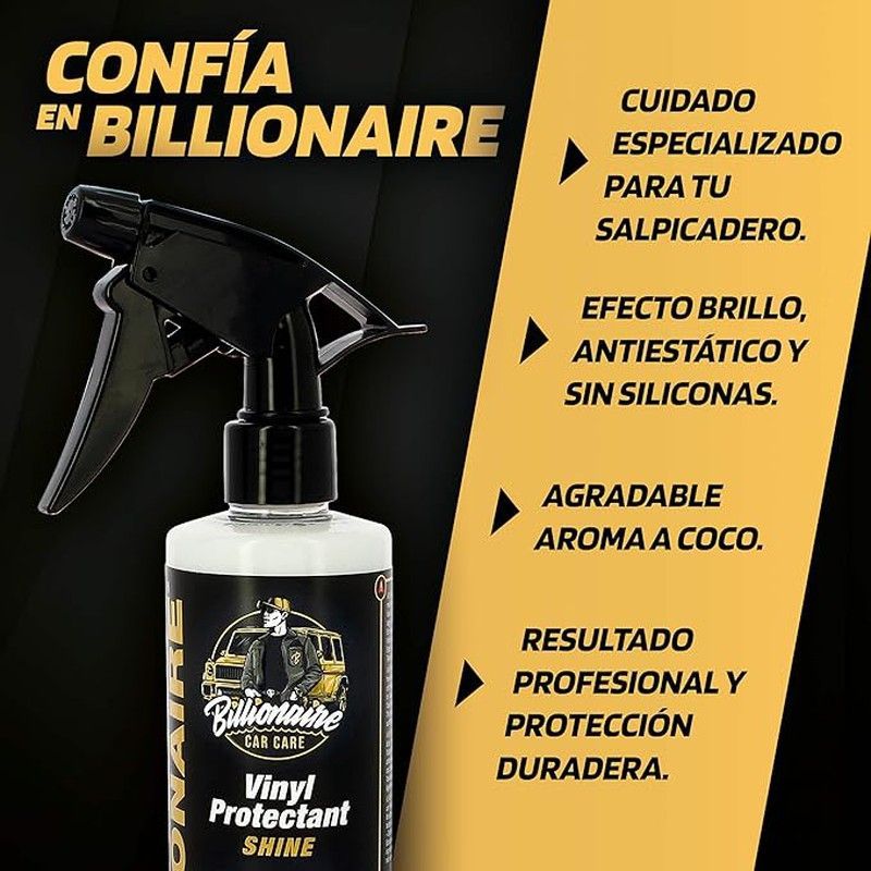 Limpia Salpicadero con Efecto Mate 300 ml.