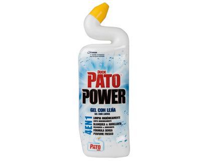 Limpiador de Inodoro Pato Formula 4 en Uno Gel con Lejia 750 Ml
