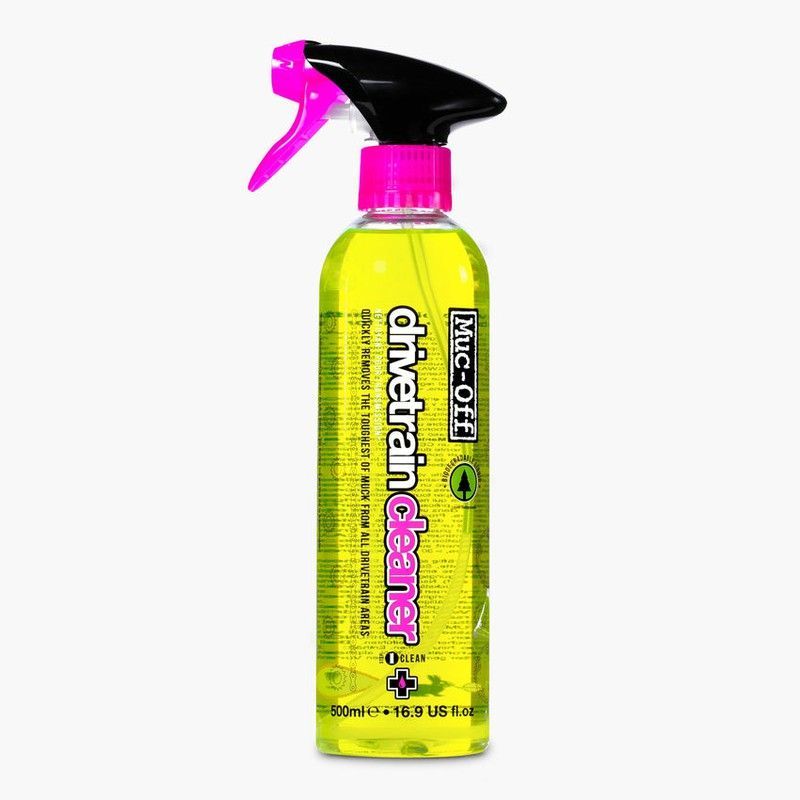 Limpiador de Transmisión Muc-Off Bio 500 ml | Desengrasante Ecológico Potente para Cadenas, Piñones y Platos 🚿⚙️ Limpieza Rápida y Profunda