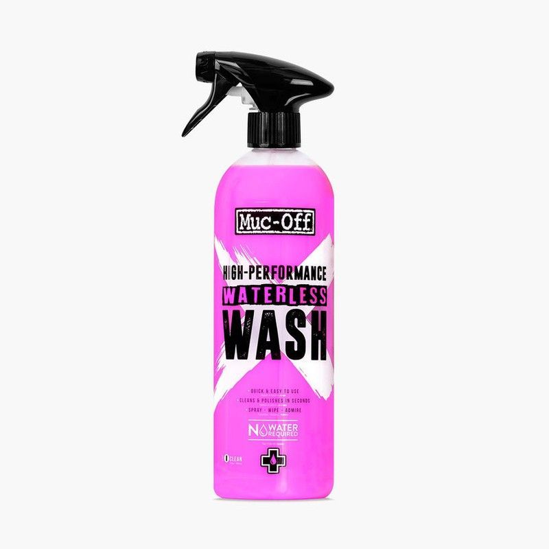 Limpiador Muc-Off Sin Agua 750ml | High-Performance Waterless Wash 🚿💨 Limpieza Rápida y Brillo Inmediato