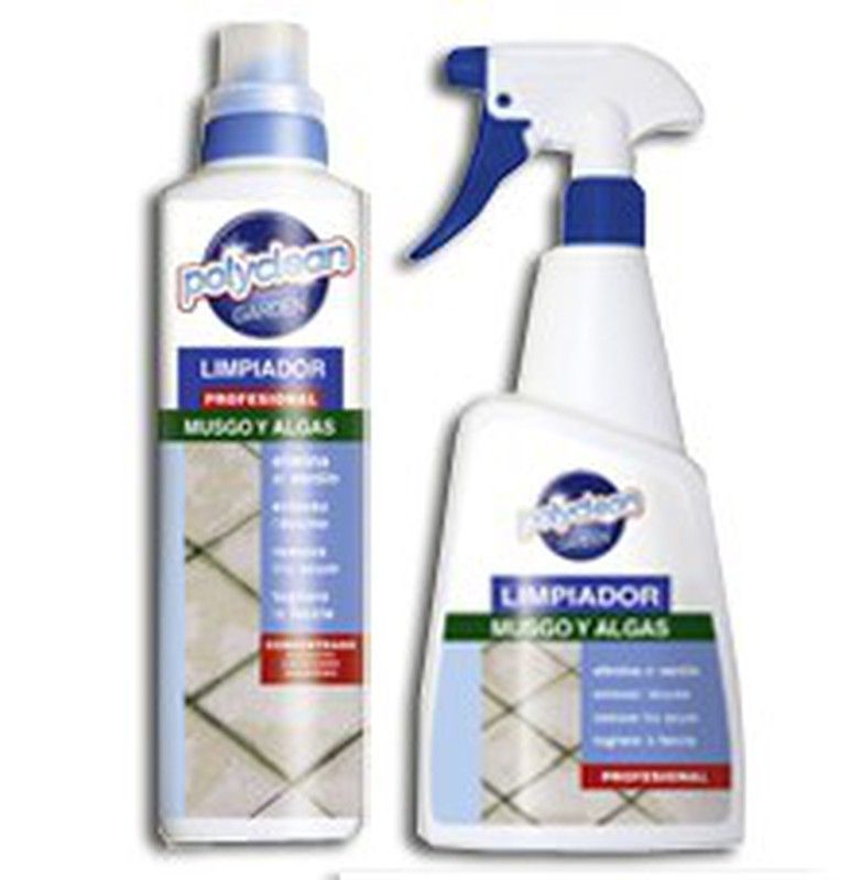 Limpiador profesional para algas y musgo