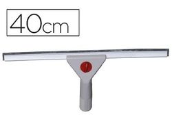 Limpiaventanas Q-Connect Industrial Mango de Acero y Hoja Limpiadora de Plastico de 40 cm de Ancho