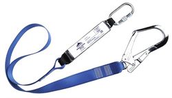 Línea de amarre de cincha con absorbedor