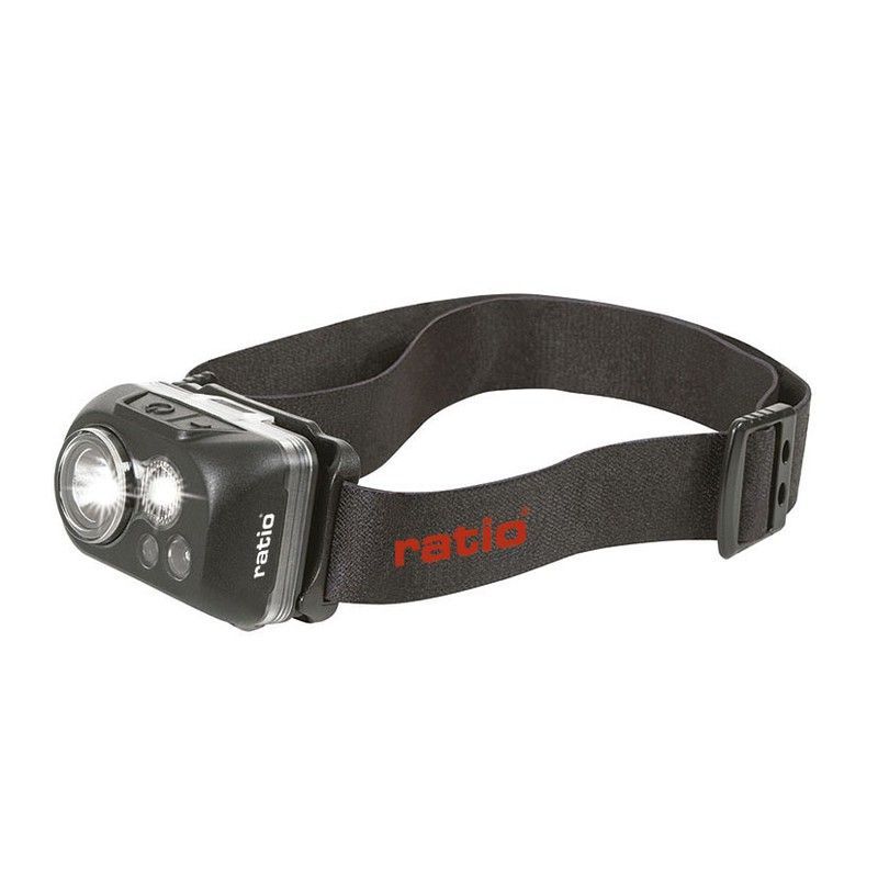Linterna frontal RATIO con sensor Headlamp 5541 Linterna Frontal Led Cree 300Lm +Sensor