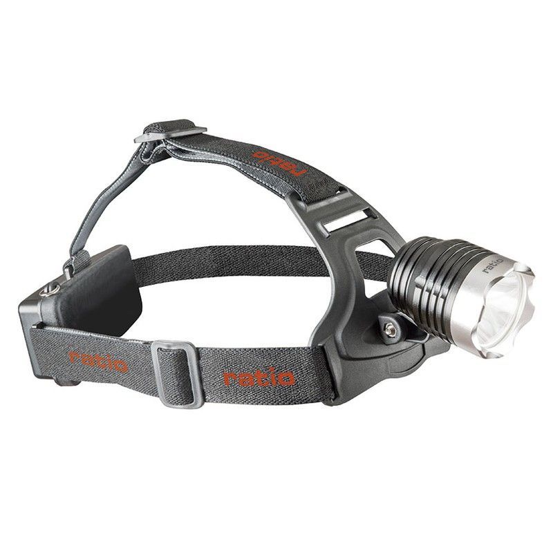 Linterna frontal recargable RATIO HeadLamp LFB600. Linterna Frontal Led Cree 600Lm Recarg.