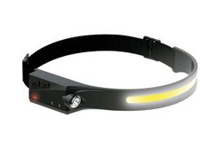 Linterna frontal sensor cob recargable 8w 350 lm