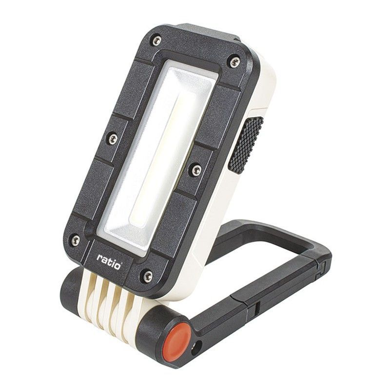 Linterna recargable RATIO Worklight RB380 Linterna Cob Multiposic.Recarg.380Lm.