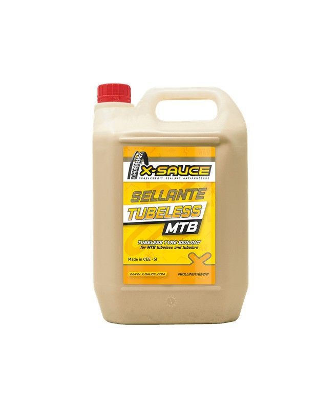 Líquido Sellante Tubeless MTB X-Sauce 5 Litros – Protección Total Contra Pinchazos
