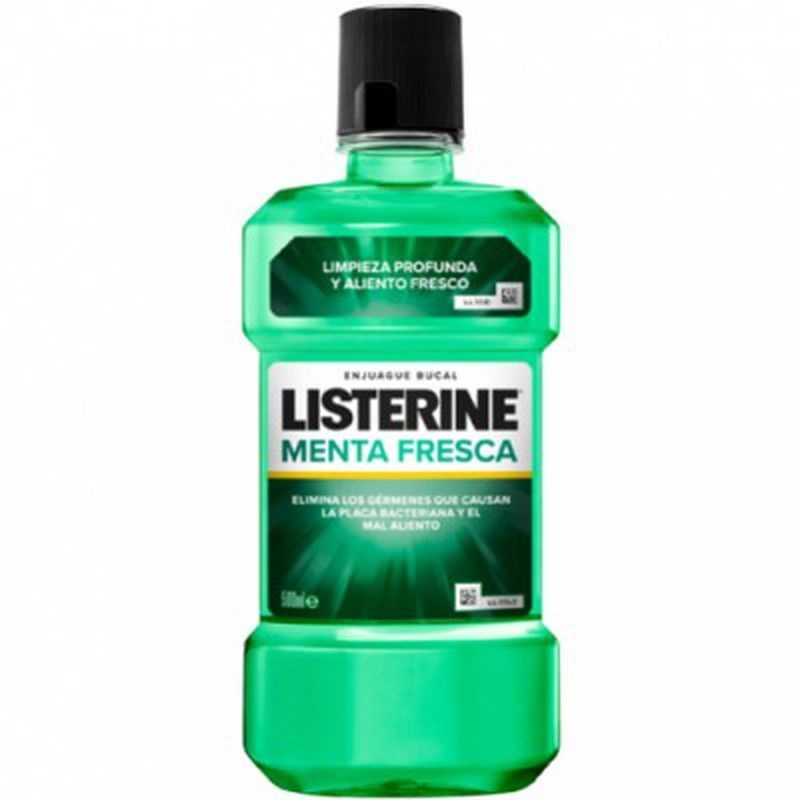 Listerine Enjuague Bucal Menta Fresca 500ml