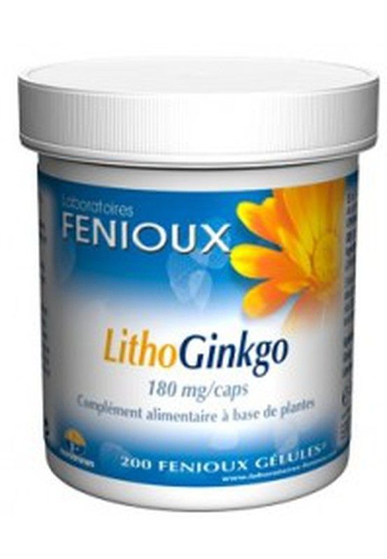 Litho Ginkgo 180 Mg  200 Caps
