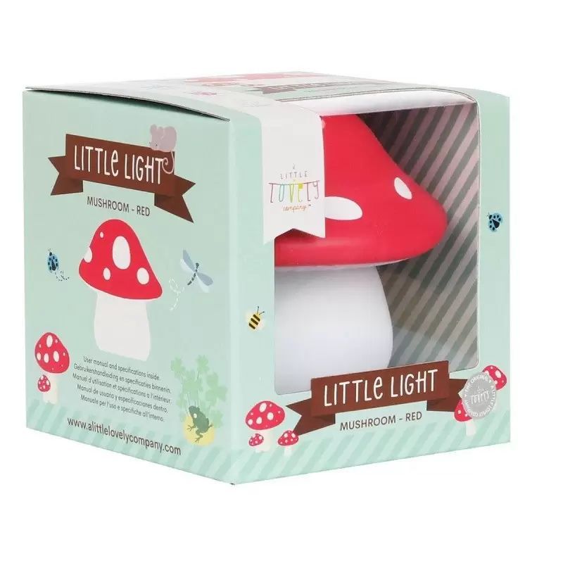 Little Lovely - Lámpara Seta Roja