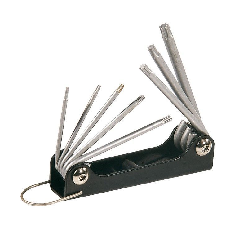 Llave acodada Torx RATIO 6293 Llaves Torx Jgo.8 Navaja Pl. Ratio