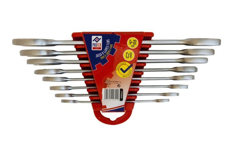 Llave Fija 2 Bocas Jgo 8 Pz 6-22 MM