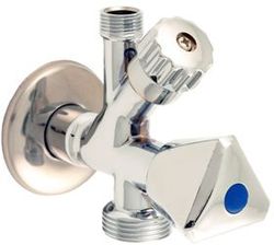 LLAVE MULTISALIDA 1/2" (3/8-3/4) CROMO.