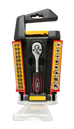 Llave Vaso Jgo 33 Pz +Carraca 1/4''