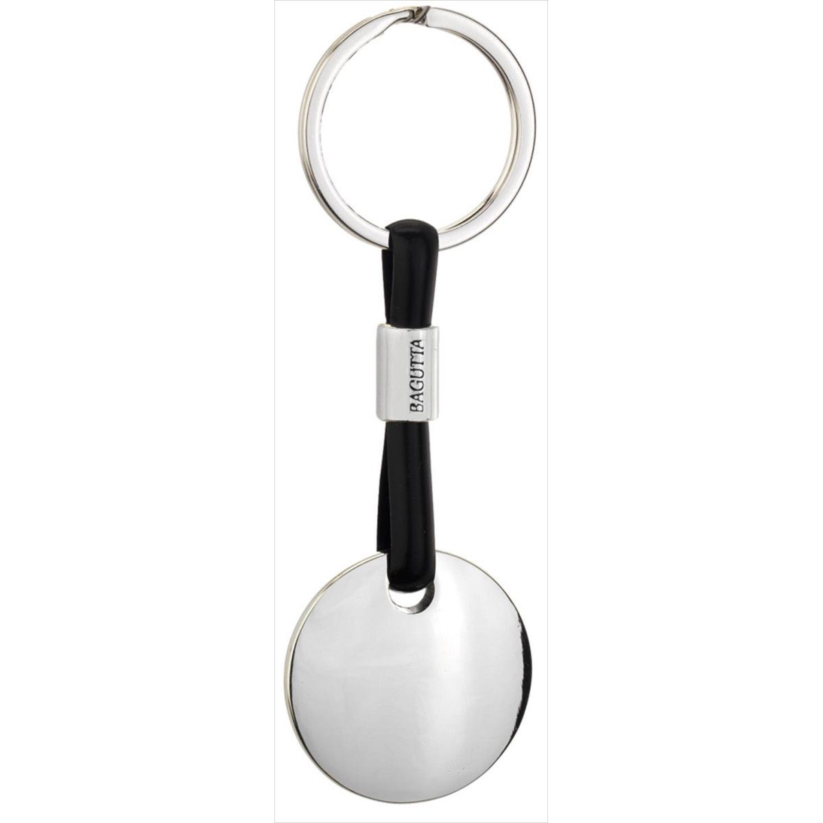 Llavero Acero 2176-02NE Negro Colgante Circular