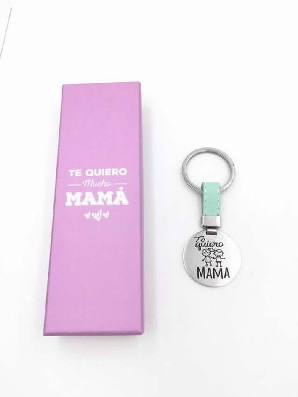Llavero de acero grabado Te Quiero Mamá