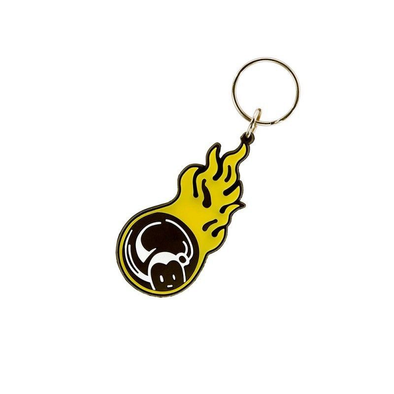 Llavero Goma Bola 8 en Llamas