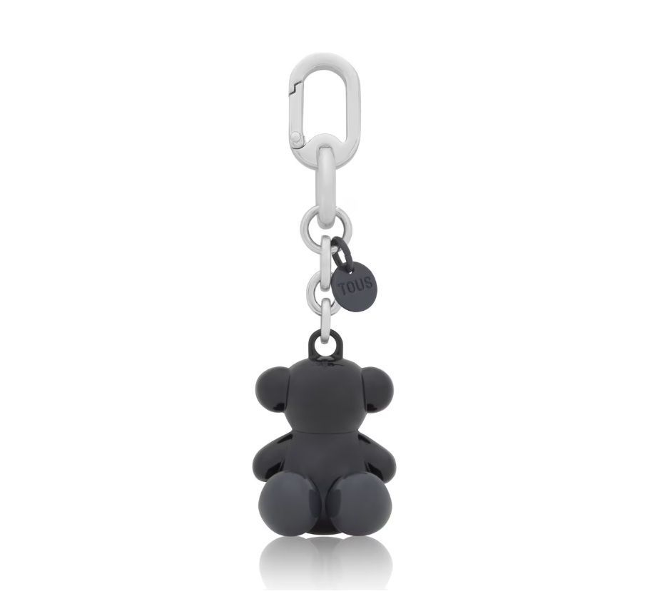 Llavero metal Tous Bold Bear Negro