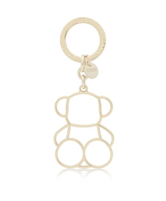 Llavero metal Tous Bold Bear Silhouette Dorado
