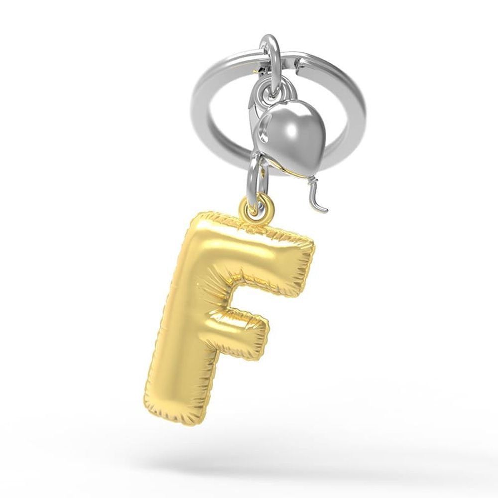 Llavero Original Abecedario Letra F Metalmorphose