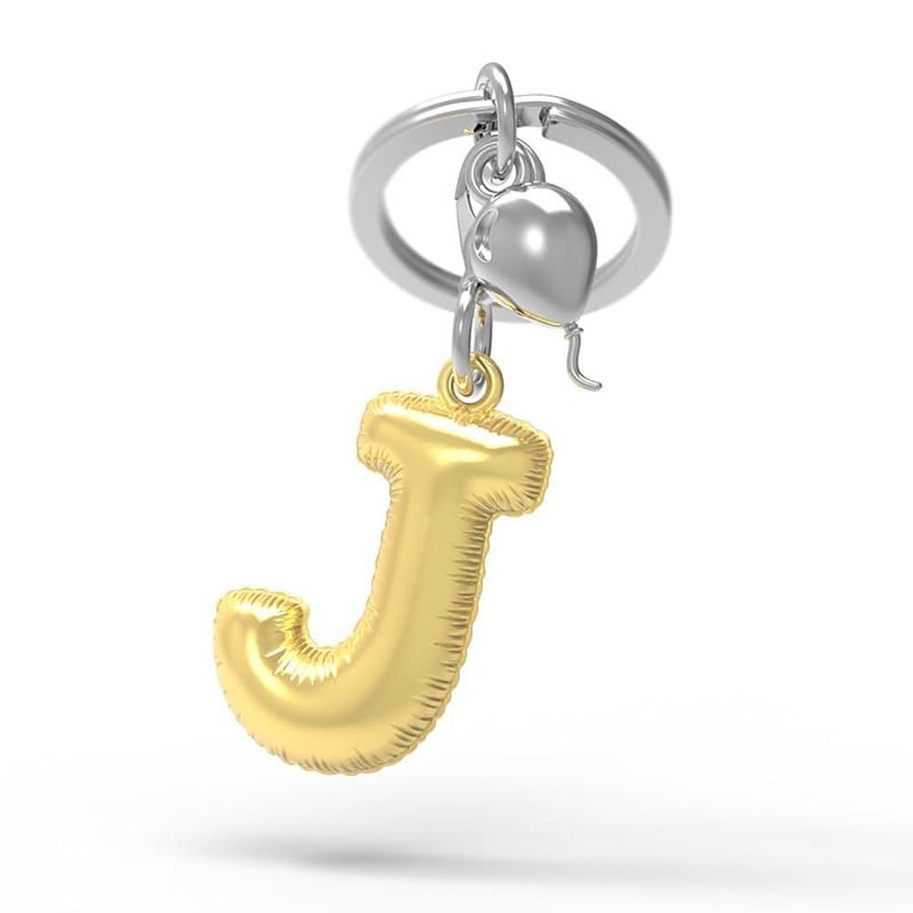 Llavero Original Abecedario Letra J Metalmorphose