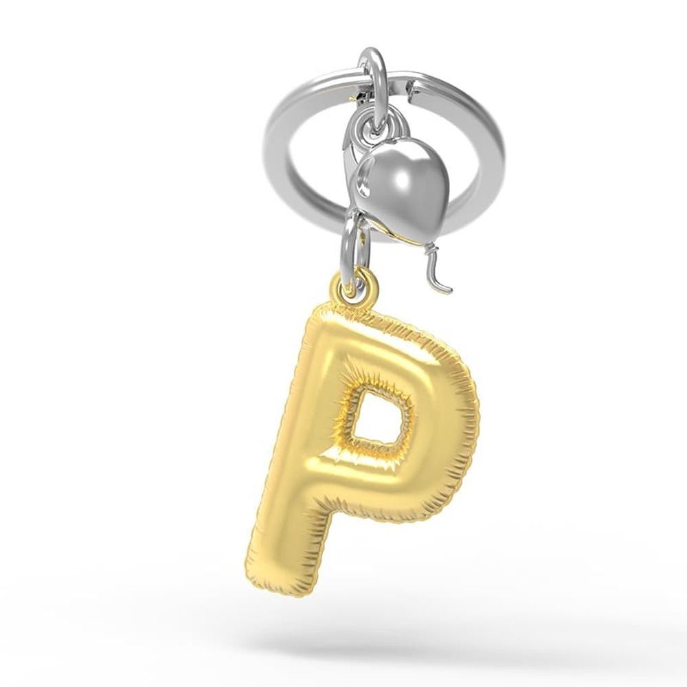 Llavero Original Abecedario Letra P Metalmorphose