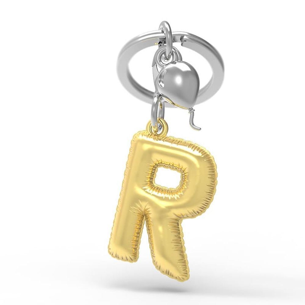 Llavero Original Abecedario Letra R Metalmorphose